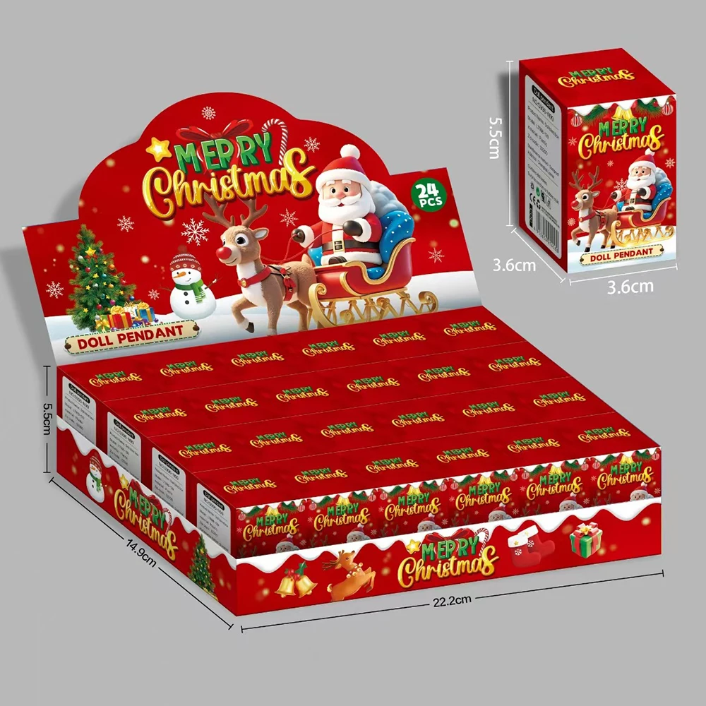 Christmas Advent Calendar Presents Gift Box Decorations 2026 New Gifts Figurine Things For Diy Christmas Gifts Blind Box 24pcs - Image 6