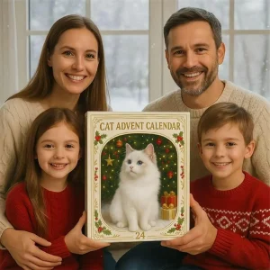 Christmas Advent Calendario Adviento Christmas Blind Box 2D Acrylic Cute Cat Calendar With 24 Boxes Cute Children Toys Gift