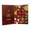 Christmas Countdown Calendar Boxes 24 Days Fillable Reusable Kids Christmas Countdown advent Calendar Empty DIY Gift Box