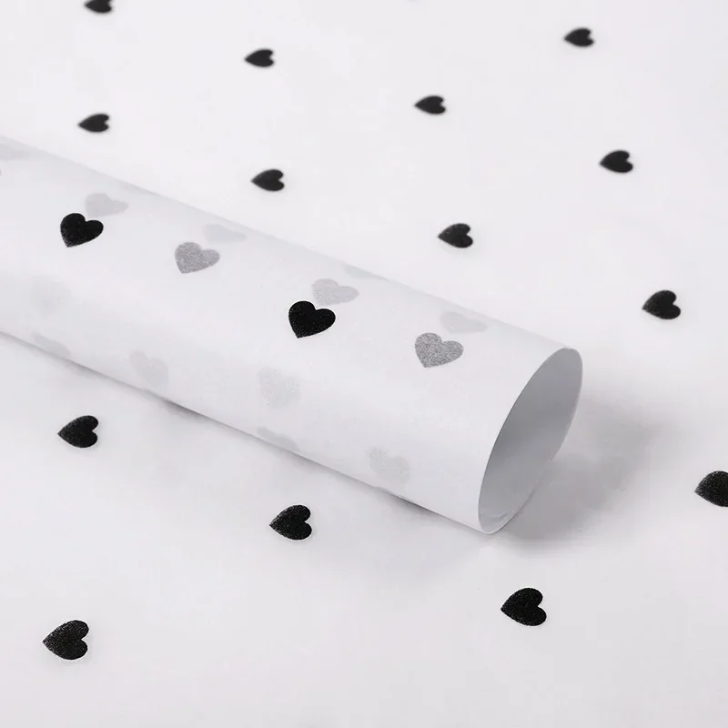 Christmas Gift Wrapping Paper DIY Handmade Craft Star Love Dot Pattern Tissue Paper 7 Sheets/lot Flower Packaging Paper - Image 6