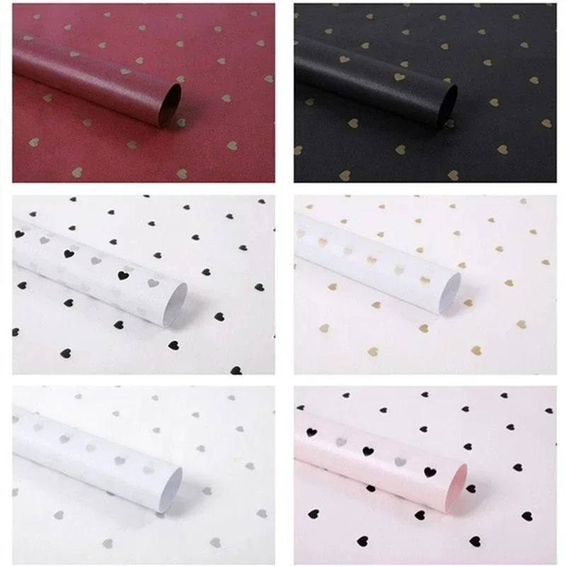 Christmas Gift Wrapping Paper DIY Handmade Craft Star Love Dot Pattern Tissue Paper 7 Sheets/lot Flower Packaging Paper - Image 4
