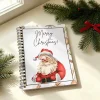 Christmas Handmade Gift Cards Book Spiral Bound 12 Colorful Inserts Cards for Family Friends Teachers Party Christmas Decoration