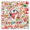 Christmas Santa Claus Stickers Kawaii Animals Holiday DIY Gift Toys Waterproof Decal for Laptop Phone Luggage Bottles Decorative