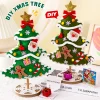 Christmas Tree Crafts Kits DIY Christmas Decoration Handmade Toys Puzzle Craft Kit Toys Christmas Gifts