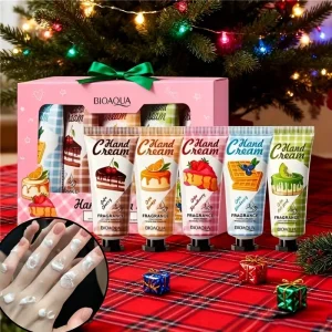 Christmas gift 5/box hand cream set,Fragrance hand cream,cream texture,hand cream travel pack,durable moisturizer gift for women