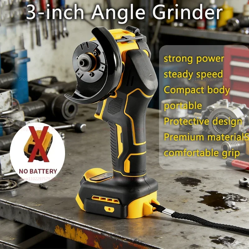 Cordless Mini Angle Grinder 3 Inch Polishing Grinding Machine Electric Cutting Power Tools Electric Angle Grinder Electric Tools - Image 2