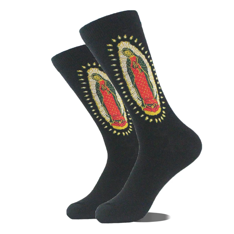 Cotton Happy Funny Socks Men Alien Planet Shark Crazy Design Sokken Unisex Novelty Dinosaur Crew Skateboard Calcetines Hombre - Image 6