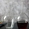 Creative Upside Down Wine Glass 400ML Long Stem Red Wine Cup with Fun Inverted Design Unique Christmas Gift for Wine Lovers