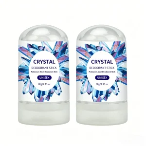 Crystal Deodorant Stone Crystal Deodorant Sticks, 2.12 oz Travel Size – All Natural Unscented and Aluminum Free for Women/Men