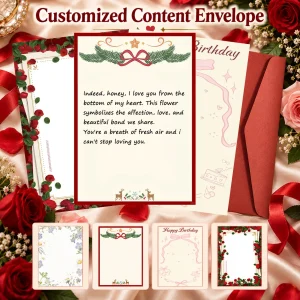 Customized Envelopes for DIY, Valentine's Day, Christmas, Mailing Letters, Friend Greeting Cards and Company Document Printing
