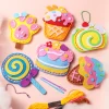 Cute Dessert Cake DIY Sewing Kit - 6-Piece Wallet Charm Craft Set | Creative Handmade Gift for Girls, Best Friends Birthday Fun