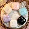 Cute Smile Macaron TWS Bluetooth Earphones Half In-Ear Wireless Headphones Long Battery Life Fashion Headset For Girls Students
