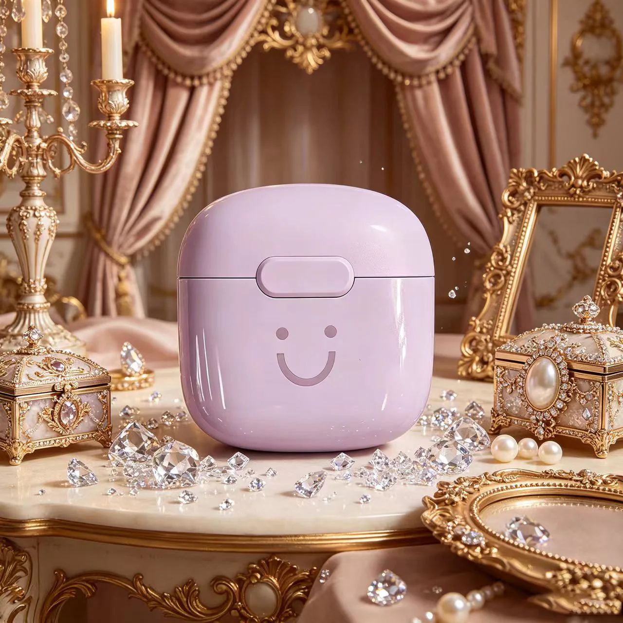 Cute Smile Macaron TWS Bluetooth Earphones Half In-Ear Wireless Headphones Long Battery Life Fashion Headset For Girls Students - Image 4