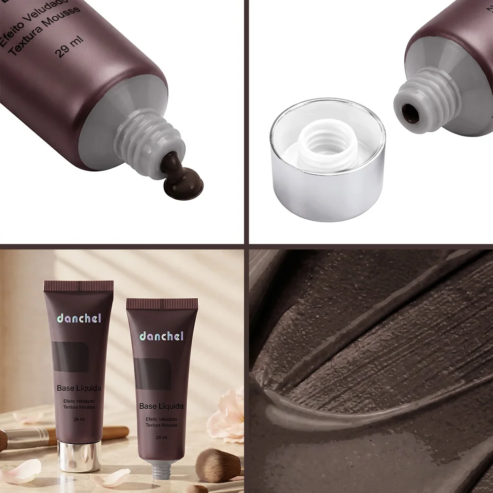 DANCHEL Mousse Velvet Foundation Stable Long Wear No Patchy For Daily Commute Light Mousse Texture Suitable For Most Skin Types - Image 6