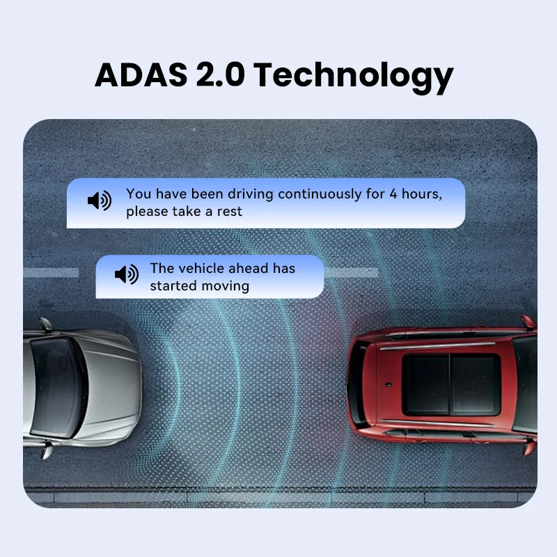 DDPAI Dash Cam Z50 Pro 4K UHD 3"IPS Display Built-in GPS ADAS Dual-channel Car DVR Wi-Fi 24H Parking Monitor Dash Car Camera - Image 4