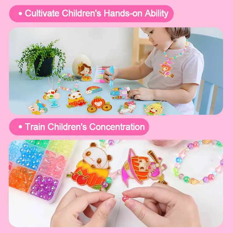 DIY Crystal Gel Painting Kit Craft Handmade Toy Children Graffiti Coloring Gift Fairy Tale & Animal Themes Educational Art Kits - Image 4
