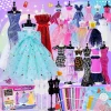 DIY Doll Clothes Craft Kit - Creative Gift for Kids, Handmade Art & Home Decoration