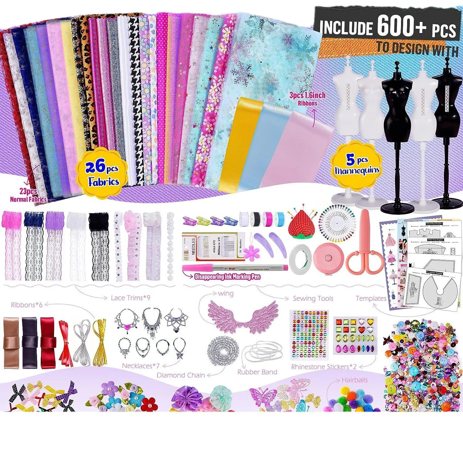 DIY Doll Clothes Craft Kit - Creative Gift for Kids, Handmade Art & Home Decoration - Image 5