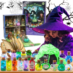 DIY Fairy Magical Potions Kit for Kids Potion Making Set Fairy Potion Bottles Craft Toy Science Set Magic Kits