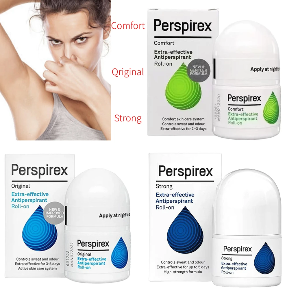 Denmark Perspirex Antiperspirant Underarm Roll-On Deodorant Stick Highly Effective Antiperspirant For Men Women Body Care
