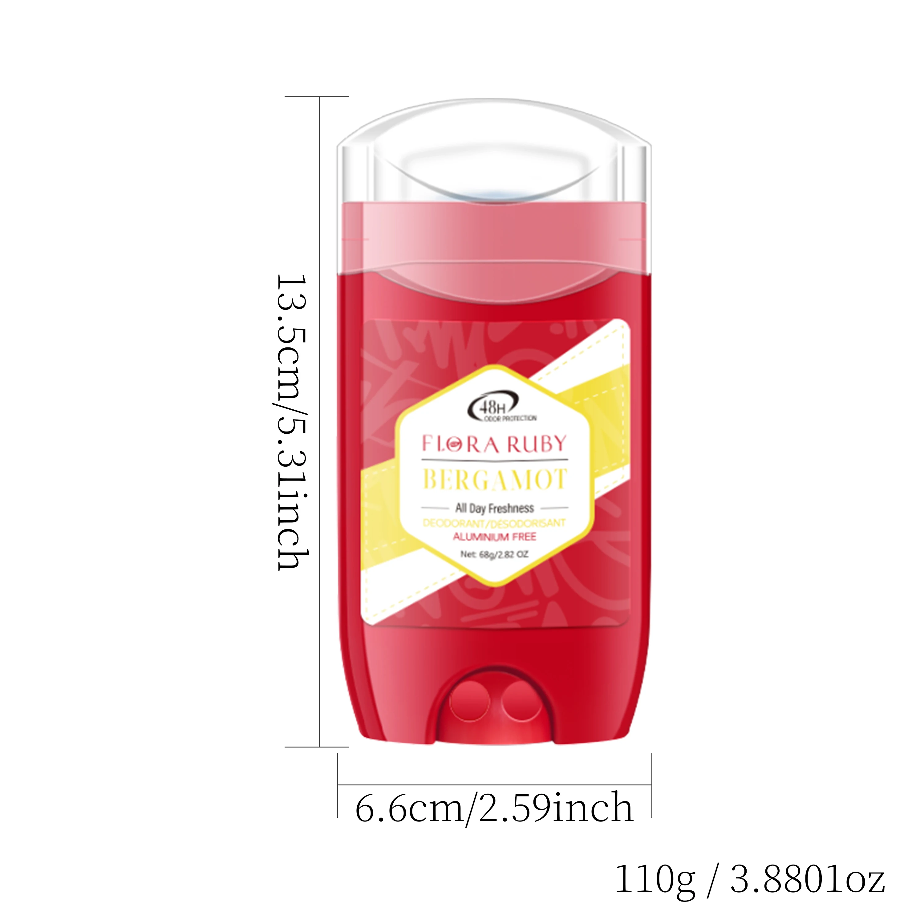 Deodorant Stick,Pure Sports Deodorant Stick Aluminum Free, 48H Long-Lasting Freshness Scent High Endurance 68g/2.82OZ - Image 6