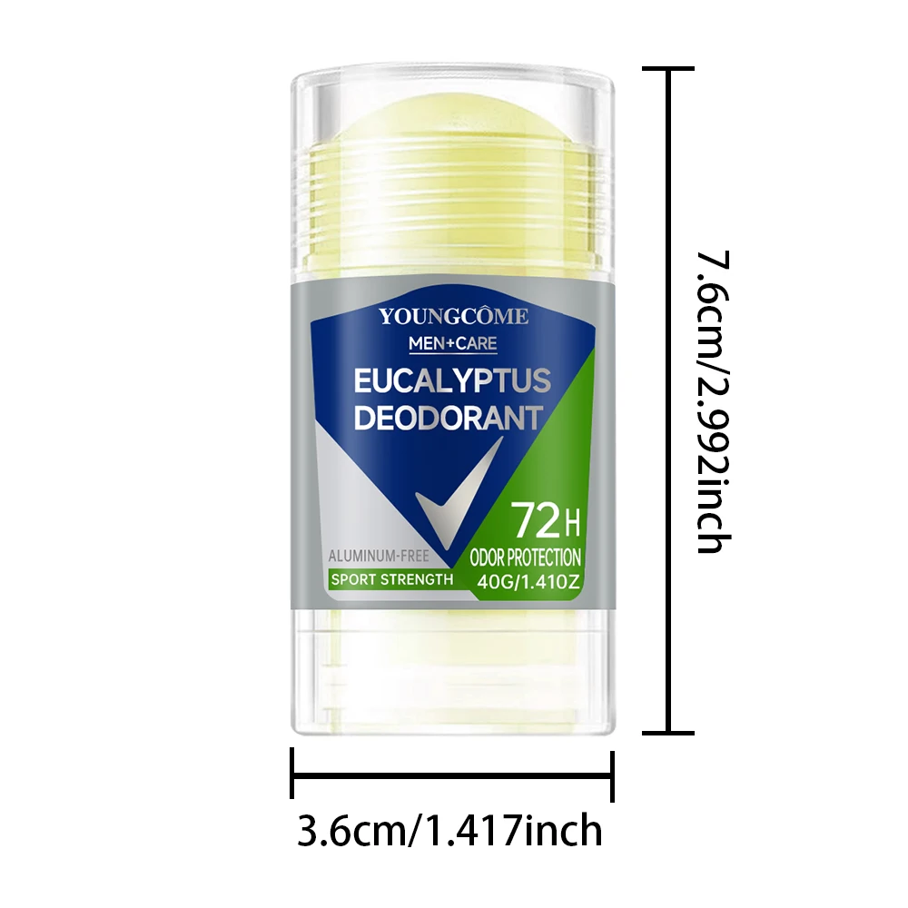 Deodorant for Men Roll-on Bottle Reduce Sweating Odor Remover Underarm Body Deodorant Stick Fast Dry Lasting Portable Refresh - Image 6