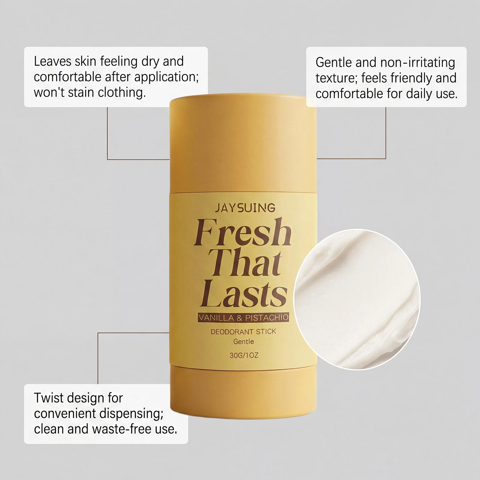 Deodorizing Stick For Underarm And Body Freshness 48-Hour Sweat Odor Protection Reduce Sweating All-Day Dry Antiperspirant Stick - Image 6