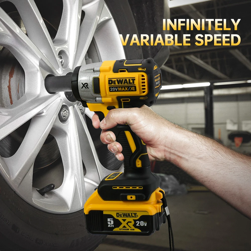 Dewalt DCF880 Cordless Electric Brushless Wrench Impact LED Light 3250RPM 205N.m Wireless Power Tool for Home Improveme - Image 2