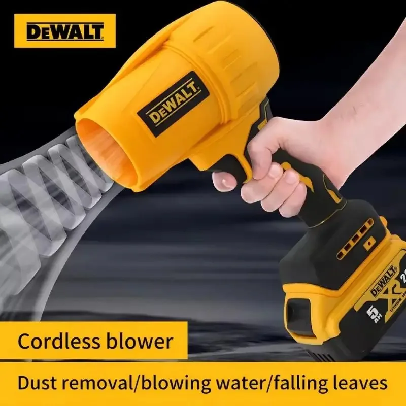 Dewalt Wireless Brushless High-Power Handheld Blower Turbo Fan Lightweight Design 20V Battery Leaf And Snow Sweeping Tool - Image 2