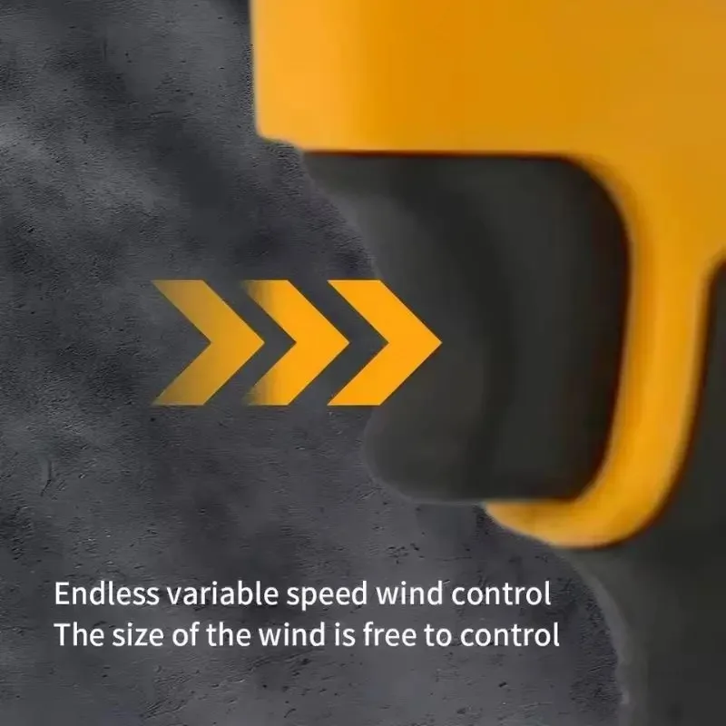 Dewalt Wireless Brushless High-Power Handheld Blower Turbo Fan Lightweight Design 20V Battery Leaf And Snow Sweeping Tool - Image 4