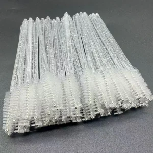 Disposable Crystal Eyelashes Brush Comb 50Pcs Eye Lashes Extension Mascara Wands Makeup Professional Makeup Beauty Tool