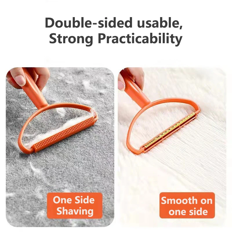 Double-Side Lint Remover Portable Pet Hair Remover Brush Manual Fluff Remover Clothes Fuzz Fabric Shaver Carpet Clothes Brush - Image 5