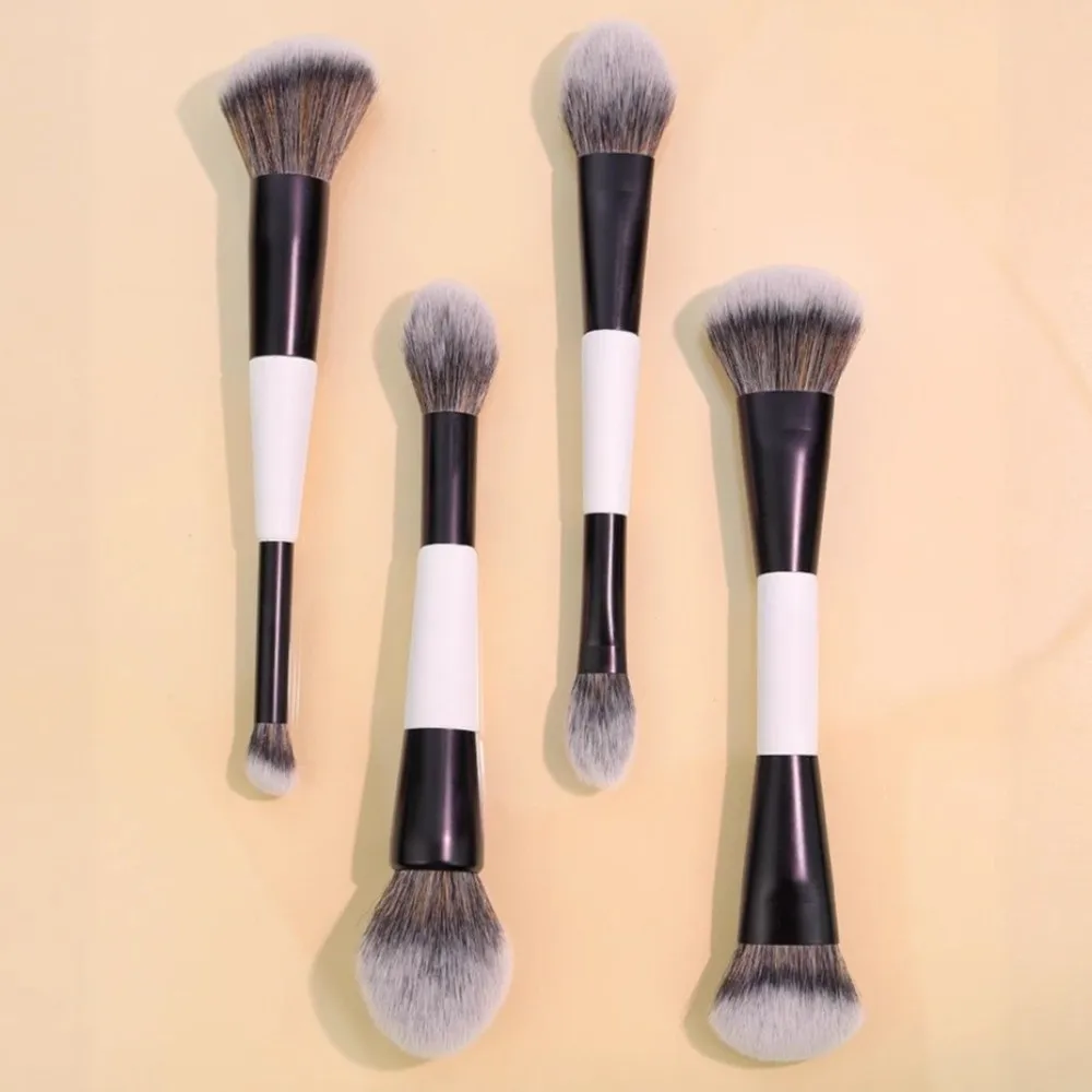 Dual-Ended F4 Contour Face Brush Multi-purpose High Coverage Eyeshadow Concealer Brushes Cosmetic Beauty Powder Blush Brush - Image 4