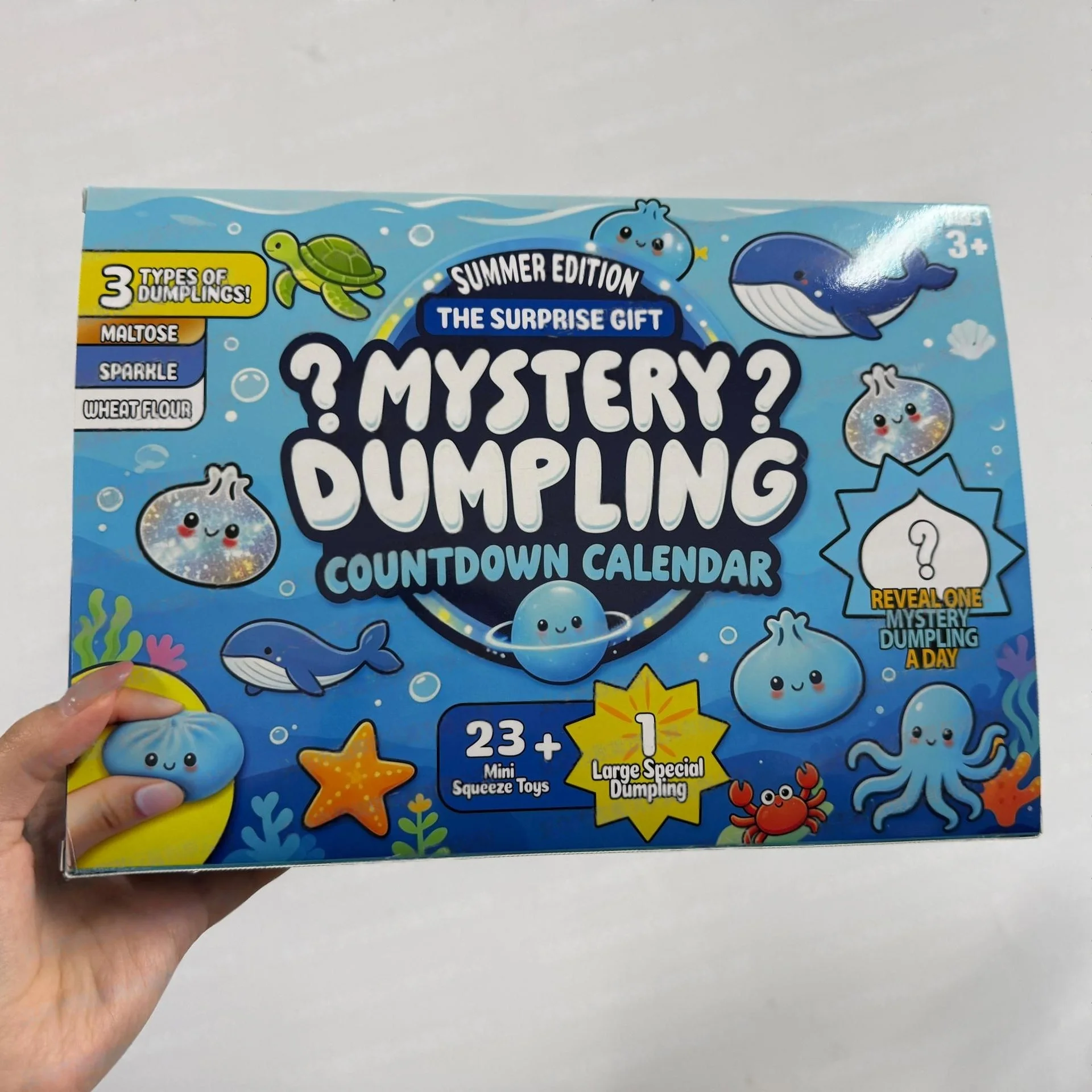 Dumpling Squishy Advent Calendar 2026 Mystery Dumpling Countdown Calendar Random Bao Bun Squeeze Fidget Toys for Stress Relief - Image 5