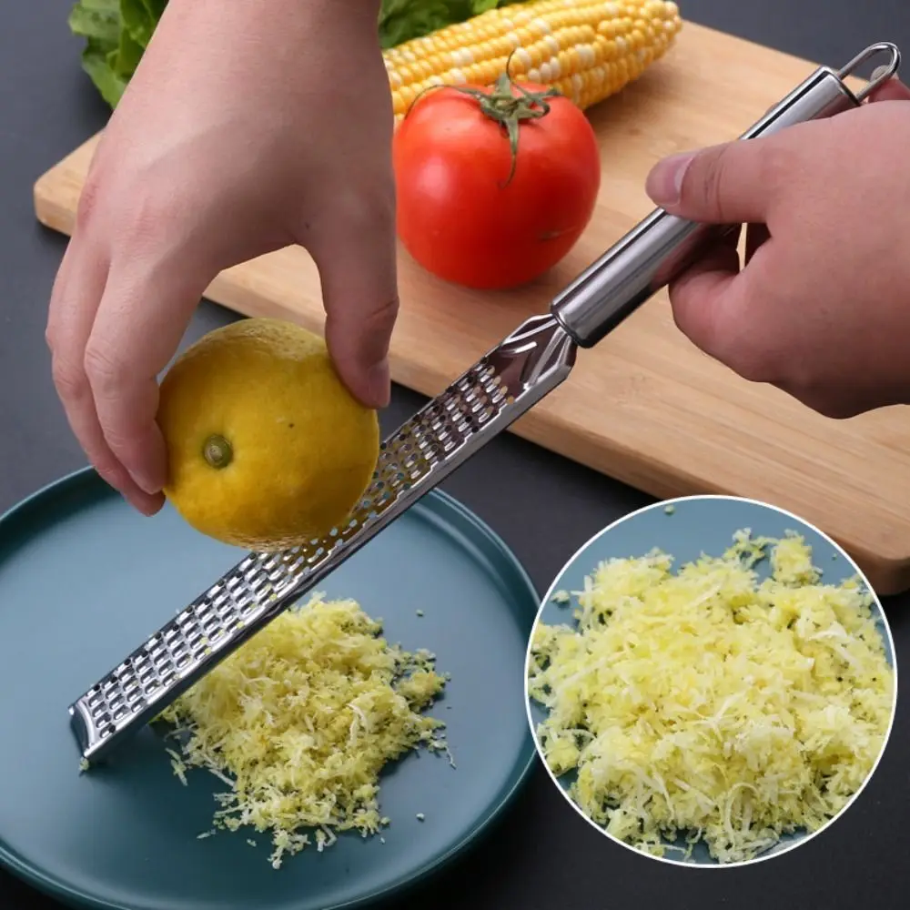 Durable Multifunctional Cheese Grater Stainless steel Kitchen Gadgets Chocolate Lemon Zester Rectangle Peel Scraper Fruit Peeler - Image 5