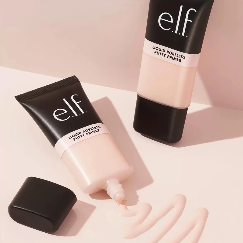 ELF Silky Liquid Primer Ice Cream Primer Pore-Blurring Base Cream Power Grip Dual-use Blush for Lips and Cheeks Liquid Blush - Image 2