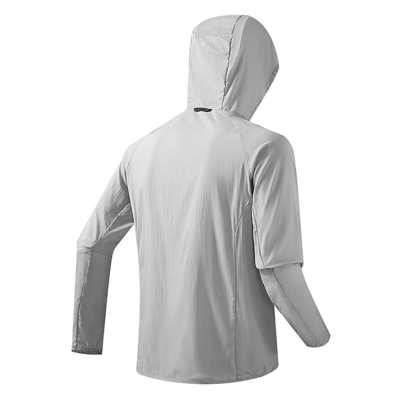 EUMERGX Men's Women's Ultra-Lightweight Windbreaker Summer Sun Protection Waterproof Jacket Unisex Hiking Trekking Climbing Coat - Image 2