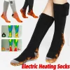 Electric Heated Socks 3 Level Temperature Winter Warm Thermal Socks Fast Heating Foot Warmers Washable Outdoor Skiing Socks
