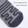 Electric Heated Socks Cold-Proof Electric Heating Socks Fast Heating Winter Warm Thermal Socks for Cycling Camping Skating