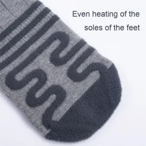 Electric Heated Socks Cold-Proof Electric Heating Socks Fast Heating Winter Warm Thermal Socks for Cycling Camping Skating