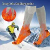 Electric Heated Socks (No Battery) 3 Level Temperature Electric Heating Socks Cold-Proof Winter Warm Thermal Socks for Men Women