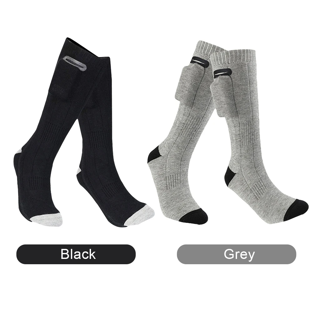 Electric Heated Socks Washable Winter Thermal Socks Outdoor Skiing Foot Warmer for Men and Women - Image 2