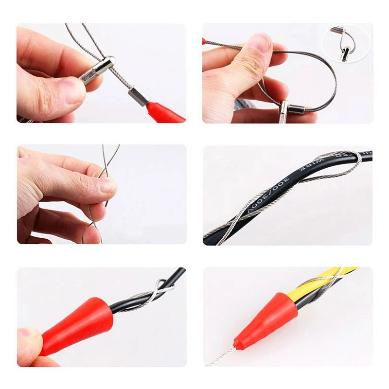 Electrician Threading Device 5/10/15/20/25/30/50M Cable Wire Threader Puller Lead Device Construction Electrician Hand Tools - Image 5