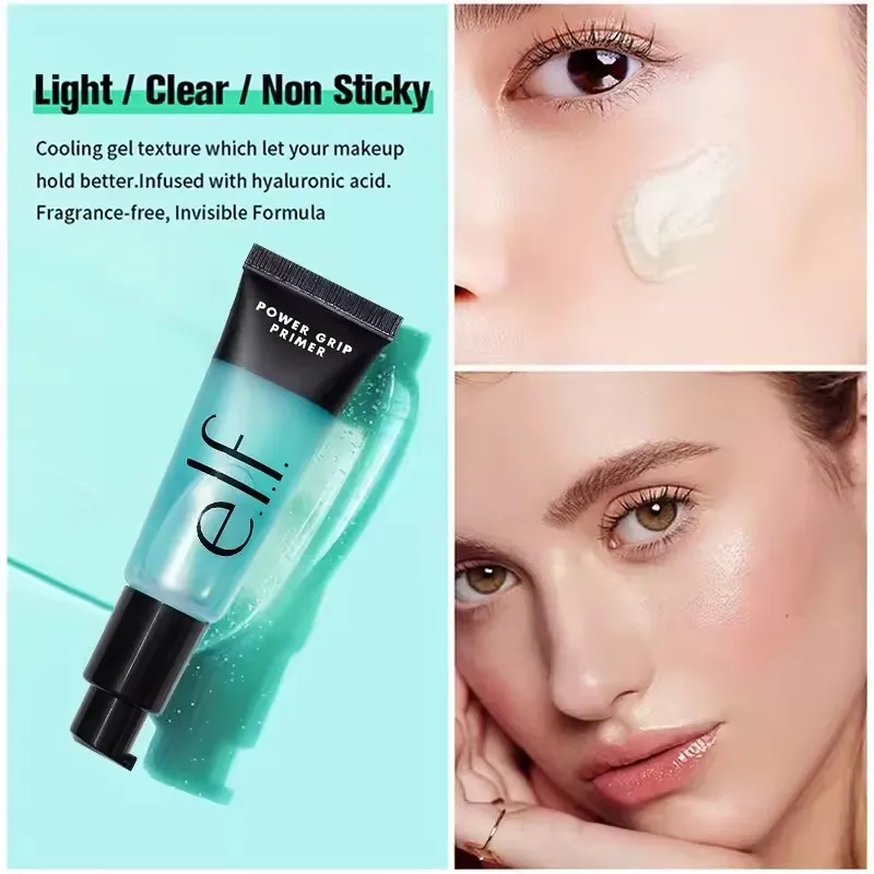Elf Makeup Power Grip Dewy Setting Spray Brightening Primer Concealer Foundation Liquid Hydration Makeup Base Beauty Cosmetics - Image 2