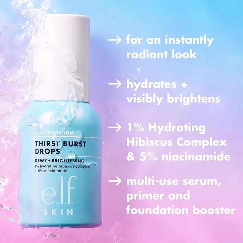 Elf Makeup Power Grip Dewy Setting Spray Brightening Primer Concealer Foundation Liquid Hydration Makeup Base Beauty Cosmetics - Image 6