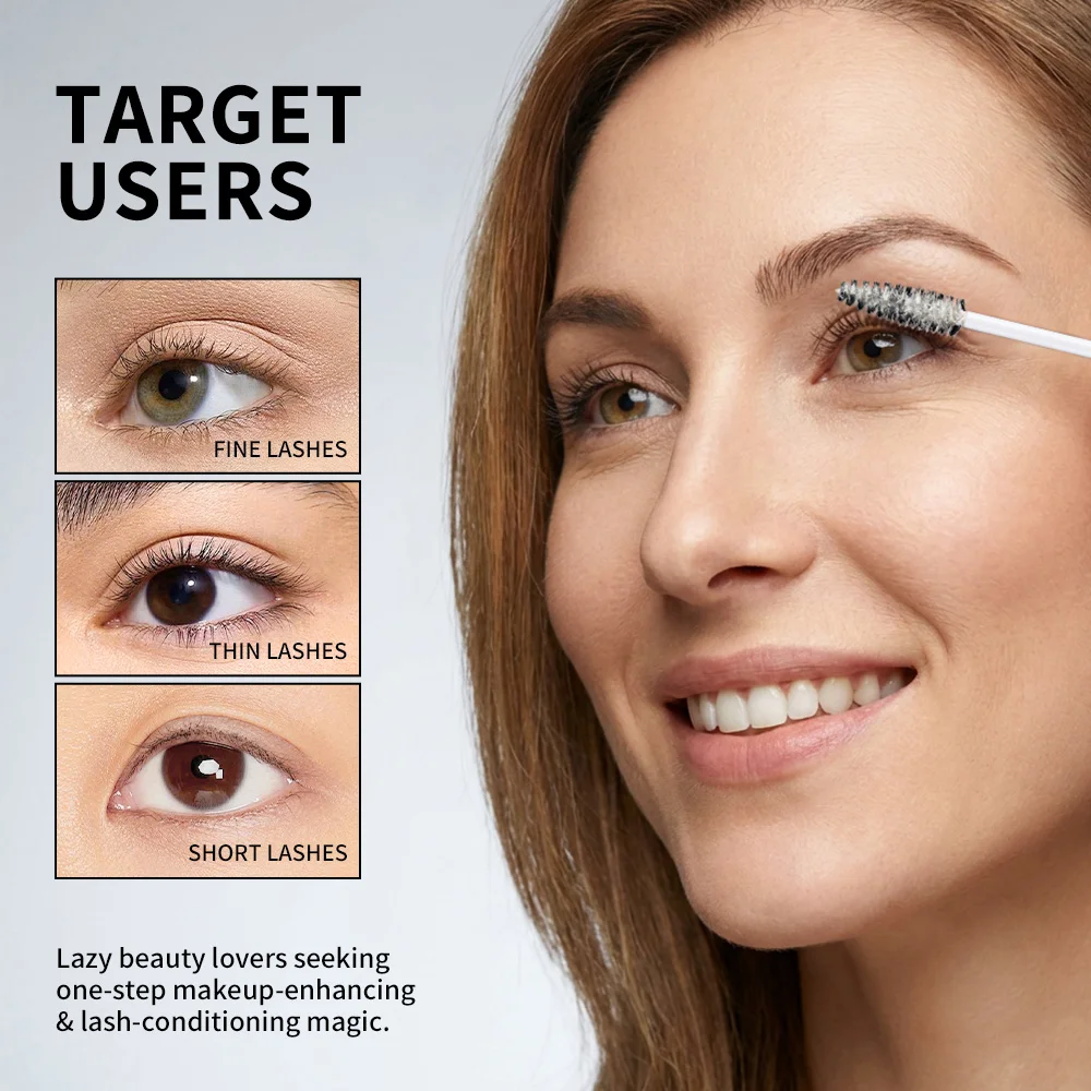 Enhancing Mascara Primer Nourishing Conditioning Lash Primer Long-lasting Smudge-free Volume Brightening Eyelashes Makeup - Image 4