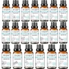 Euqee Essential Oil 10ml Pure Vanilla Extract Aromatherapy Oils Cinnamon Bergamot Cedarwood Lemon Lavender Tea Tree Fragrance