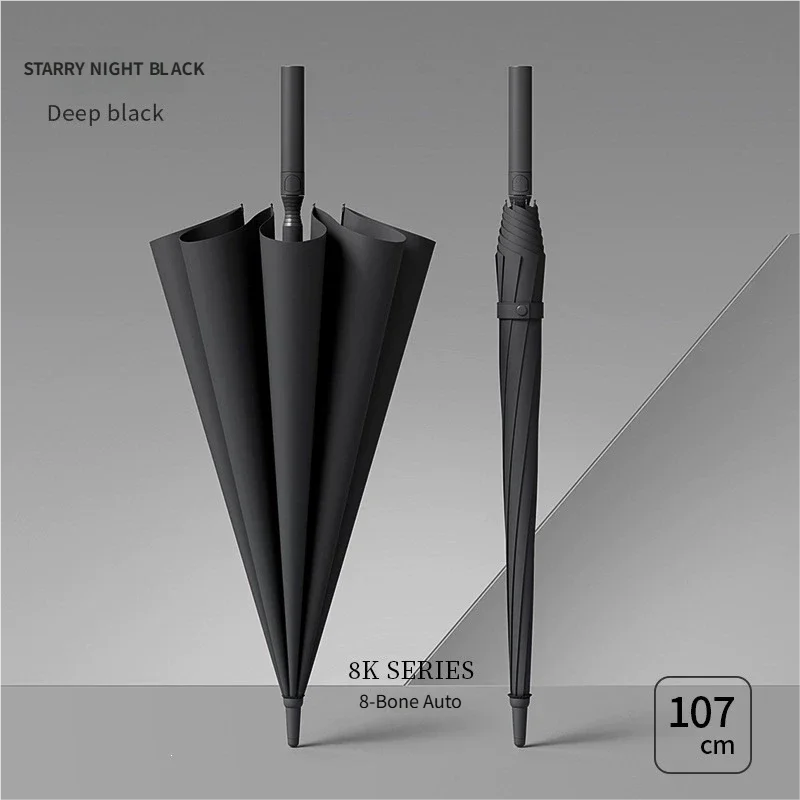 Extra Large 24 Ribs Long Handle Automatic Umbrella Double Layer Windproof Stormproof Big Size Rain Umbrella for Family Outdoor T - Image 5