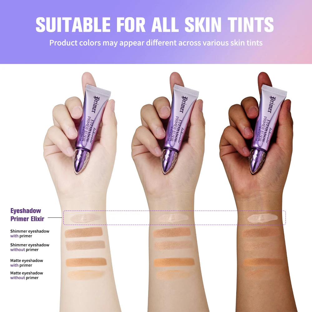 Eyeshadow Makeup Primer Smooth Blending Prevents Creasing & Fading Eyes Base Makeup Primer Longer-lasting Wear For All Skin Tone - Image 5