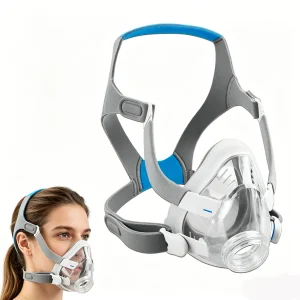 F20 Sponge Full Set Mask, Safety Sealing, Upgraded Comfort, Premium Silicone Cushion, Respiratory Accessory